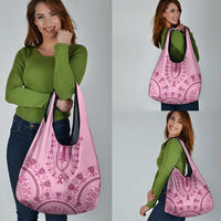 Dashiki Glamorous Pink Grocery Bag Breast Cancer Awareness - Wonder Print Shop