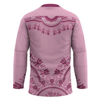 Dashiki Glamorous Pink Hockey Jersey Breast Cancer Awareness - Wonder Print Shop