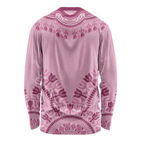 Dashiki Glamorous Pink Long Sleeve Shirt Breast Cancer Awareness - Wonder Print Shop