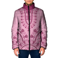 Dashiki Glamorous Pink Padded Jacket Breast Cancer Awareness - Wonder Print Shop