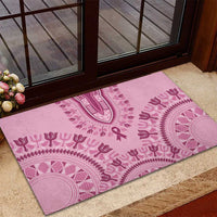 Dashiki Glamorous Pink Rubber Doormat Breast Cancer Awareness - Wonder Print Shop