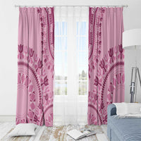 Dashiki Glamorous Pink Window Curtain Breast Cancer Awareness - Wonder Print Shop