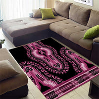 Breast Cancer Awareness Pink Ribbon Area Rug Dashiki Style - Wonder Print Shop