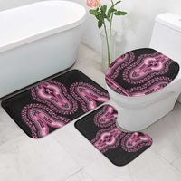 Breast Cancer Awareness Pink Ribbon Bathroom Set Dashiki Style - Wonder Print Shop