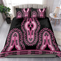Breast Cancer Awareness Pink Ribbon Bedding Set Dashiki Style - Wonder Print Shop