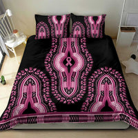 Breast Cancer Awareness Pink Ribbon Bedding Set Dashiki Style - Wonder Print Shop