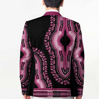 Breast Cancer Awareness Pink Ribbon Blazer Dashiki Style - Wonder Print Shop