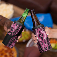 Breast Cancer Awareness Pink Ribbon 4 in 1 Can Cooler Tumbler Dashiki Style - Wonder Print Shop