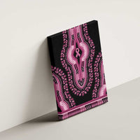 Breast Cancer Awareness Pink Ribbon Canvas Wall Art Dashiki Style - Wonder Print Shop