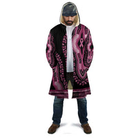 Breast Cancer Awareness Pink Ribbon Cloak Dashiki Style - Wonder Print Shop