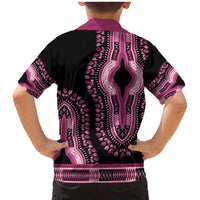 Breast Cancer Awareness Pink Ribbon Family Matching Mermaid Dress and Hawaiian Shirt Dashiki Style - Wonder Print Shop