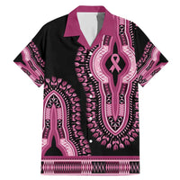 Breast Cancer Awareness Pink Ribbon Family Matching Mermaid Dress and Hawaiian Shirt Dashiki Style - Wonder Print Shop