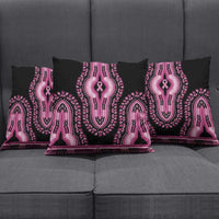 Breast Cancer Awareness Pink Ribbon Pillow Cover Dashiki Style - Wonder Print Shop