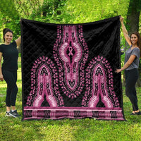 Breast Cancer Awareness Pink Ribbon Quilt Dashiki Style - Wonder Print Shop