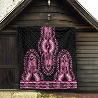 Breast Cancer Awareness Pink Ribbon Quilt Dashiki Style - Wonder Print Shop