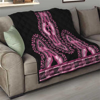 Breast Cancer Awareness Pink Ribbon Quilt Dashiki Style - Wonder Print Shop