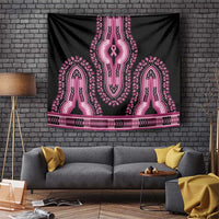 Breast Cancer Awareness Pink Ribbon Tapestry Dashiki Style - Wonder Print Shop