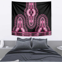 Breast Cancer Awareness Pink Ribbon Tapestry Dashiki Style - Wonder Print Shop