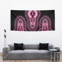Breast Cancer Awareness Pink Ribbon Tapestry Dashiki Style - Wonder Print Shop