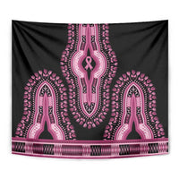 Breast Cancer Awareness Pink Ribbon Tapestry Dashiki Style - Wonder Print Shop