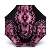 Breast Cancer Awareness Pink Ribbon Umbrella Dashiki Style - Wonder Print Shop