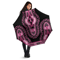 Breast Cancer Awareness Pink Ribbon Umbrella Dashiki Style - Wonder Print Shop
