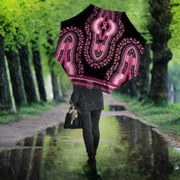 Breast Cancer Awareness Pink Ribbon Umbrella Dashiki Style - Wonder Print Shop
