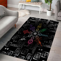 Afro Haiti Vodou Milokan Area Rug
