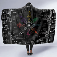 Afro Haiti Vodou Milokan Hooded Blanket