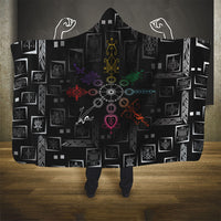Afro Haiti Vodou Milokan Hooded Blanket