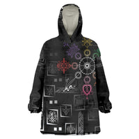 Afro Haiti Vodou Milokan Kid Wearable Blanket Hoodie