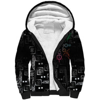 Afro Haiti Vodou Milokan Sherpa Hoodie
