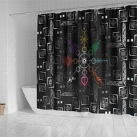 Afro Haiti Vodou Milokan Shower Curtain