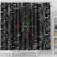 Afro Haiti Vodou Milokan Shower Curtain