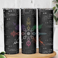Afro Haiti Vodou Milokan Skinny Tumbler