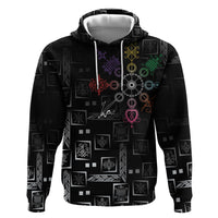 Afro Haiti Vodou Milokan Zip Hoodie