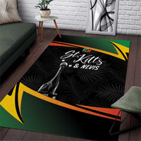 St Kitts Nevis Cricket Area Rug Go Patriots Go Champions - Wonder Print Shop