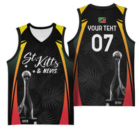 St Kitts Nevis Cricket Custom Basketball Jersey Go Patriots Go Champions - Wonder Print Shop