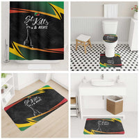St Kitts Nevis Cricket Bathroom Set Go Patriots Go Champions - Wonder Print Shop