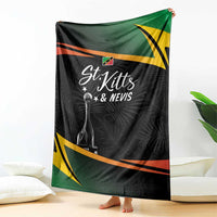 St Kitts Nevis Cricket Blanket Go Patriots Go Champions - Wonder Print Shop