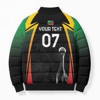 St Kitts Nevis Cricket Custom Bomber Puffer Jacket Go Patriots Go Champions - Wonder Print Shop