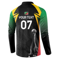 St Kitts Nevis Cricket Custom Button Sweatshirt Go Patriots Go Champions - Wonder Print Shop