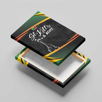 St Kitts Nevis Cricket Canvas Wall Art Go Patriots Go Champions - Wonder Print Shop