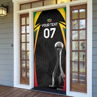 St Kitts Nevis Cricket Door Cover Go Patriots Go Champions - Wonder Print Shop