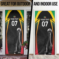 St Kitts Nevis Cricket Door Cover Go Patriots Go Champions - Wonder Print Shop