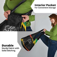 St Kitts Nevis Cricket Grocery Bag Go Patriots Go Champions - Wonder Print Shop