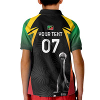 St Kitts Nevis Cricket Custom Kid Polo Shirt Go Patriots Go Champions - Wonder Print Shop