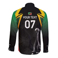 St Kitts Nevis Cricket Custom Long Sleeve Button Shirt Go Patriots Go Champions - Wonder Print Shop