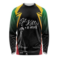 St Kitts Nevis Cricket Custom Long Sleeve Shirt Go Patriots Go Champions - Wonder Print Shop