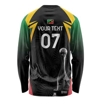 St Kitts Nevis Cricket Custom Long Sleeve Shirt Go Patriots Go Champions - Wonder Print Shop
